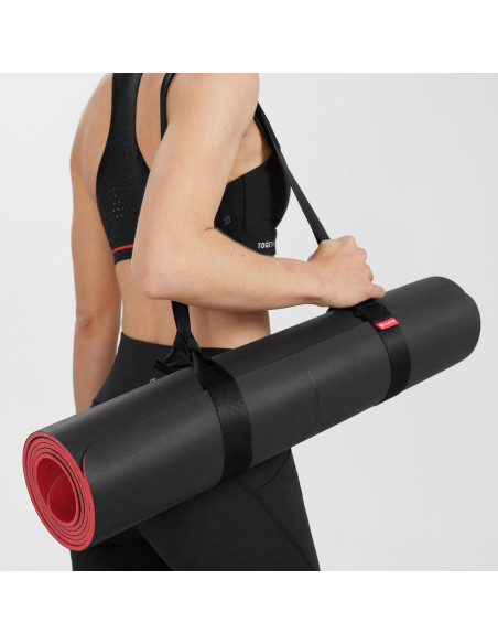 Correa de Yoga Peloton 1.83m Ajustable Nylon Negro Correa de Yoga Peloton 1.83m Ajustable Nylon Negro
