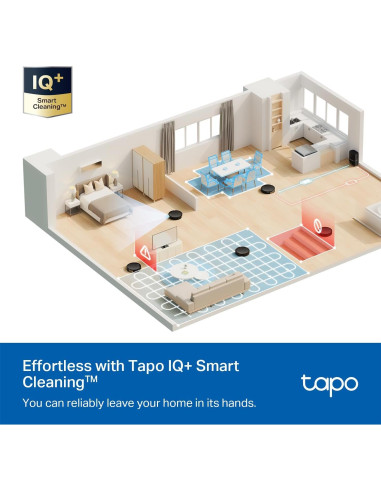 Robot Aspirador Tapo RV20 Max Plus 2 en 1 con Autovaciado