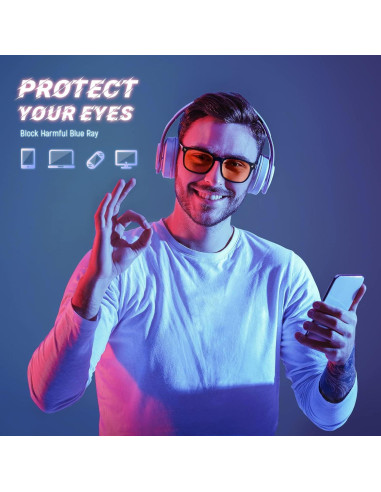 Gafas de Luz Azul LIVHO - Protección 99% Fatiga Ocular