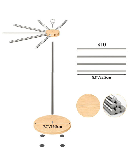 Soporte para Secar Pasta STWWO Ajustable Acero Inoxidable Soporte para Secar Pasta STWWO Ajustable Acero Inoxidable