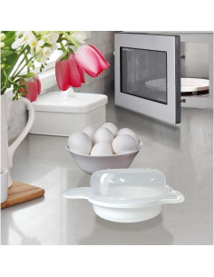 Cocinero de Huevos Microondas Trenton Gifts - Antiadherente 2 Huevos 2