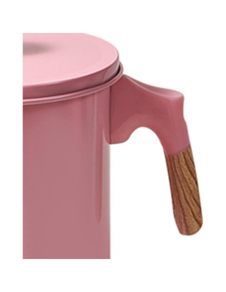 Contenedor de Grasa Tissting 1.4L con Colador y Tapa Rosa Contenedor de Grasa Tissting 1.4L con Colador y Tapa Rosa