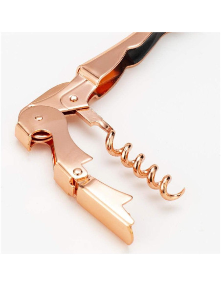 Sacacorchos YFS Profesional Oro Rosa con Cortador y Abrebotellas Sacacorchos YFS Profesional Oro Rosa con Cortador y Abrebotellas