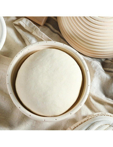 Cestas de Prueba de Pan Dimpola Juego de 2 Redondas 22,86 cm