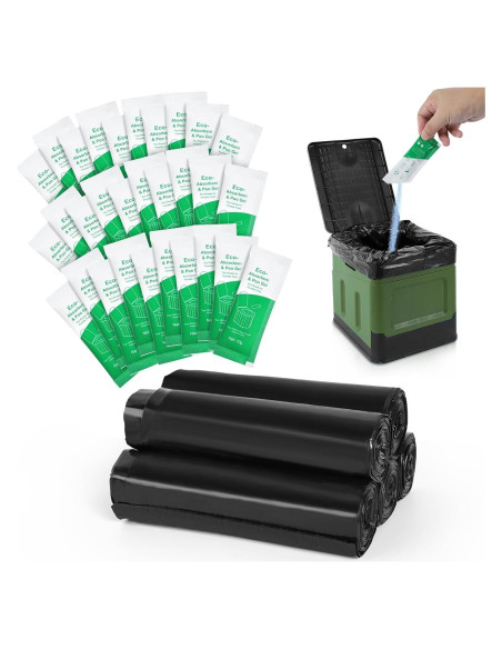 Bolsas de Inodoro Portátiles OTraki 30 Gel Camping 8 Galones Bolsas de Inodoro Portátiles OTraki 30 Gel Camping 8 Galones