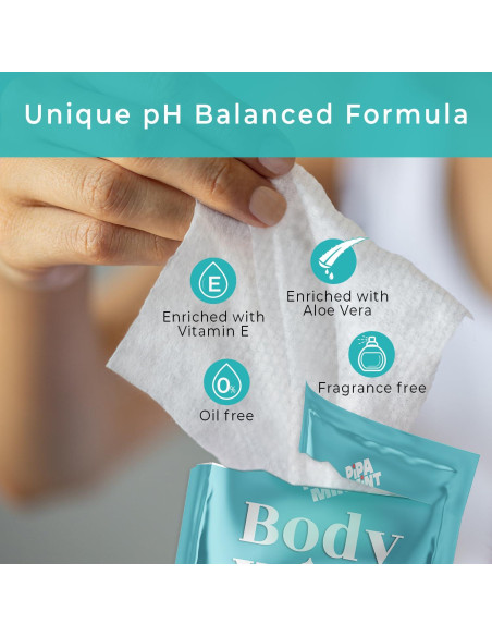 Toallitas Húmedas PIPA MINT con Aloe Vera y Vitamina E - 40 Pzas Toallitas Húmedas PIPA MINT con Aloe Vera y Vitamina E - 40 Pzas