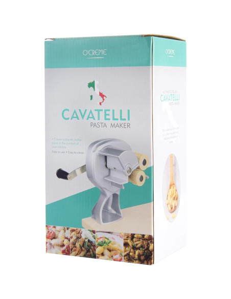 Máquina para Hacer Pasta O'Creme OC5300W - Cavatelli Manual Máquina para Hacer Pasta O'Creme OC5300W - Cavatelli Manual