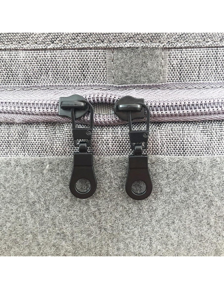 Tirador de Cremallera Mizeer 4 Piezas Negro para Agujeros Pequeños Tirador de Cremallera Mizeer 4 Piezas Negro para Agujeros Pequeños