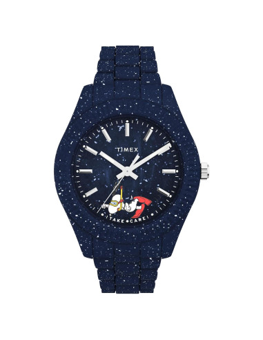 Reloj Timex Waterbury Ocean Hombre 42mm Azul Peanuts