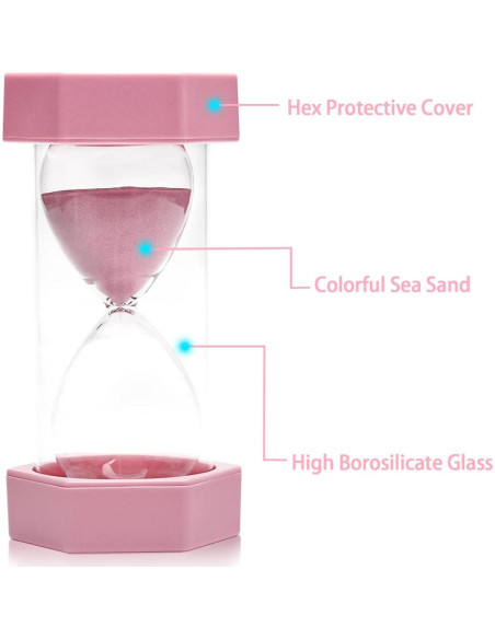 Set 5 Relojes de Arena SANDTIMER 3-30 Minutos Macaron Set 5 Relojes de Arena SANDTIMER 3-30 Minutos Macaron