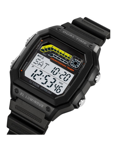 Reloj Digital Multifuncional PASOY Hombre Impermeable 50m
