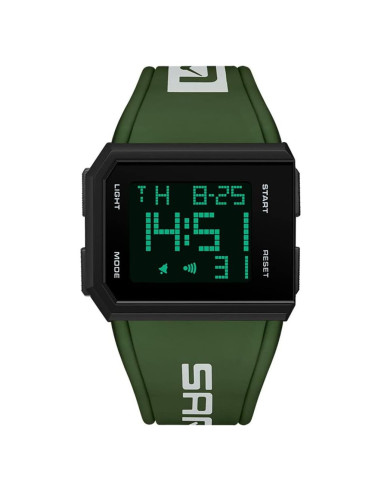 Reloj Digital Deportivo ADSBIAOYE Verde Multifuncional