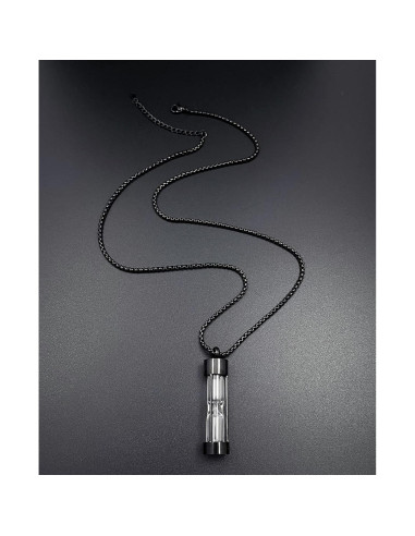 Collar de Urna de Cenizas YOUFENG Reloj de Arena 55 cm