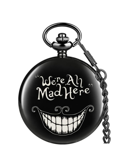 Reloj de bolsillo Alwesam con cadena de 38 cm y números romanos Reloj de bolsillo Alwesam con cadena de 38 cm y números romanos