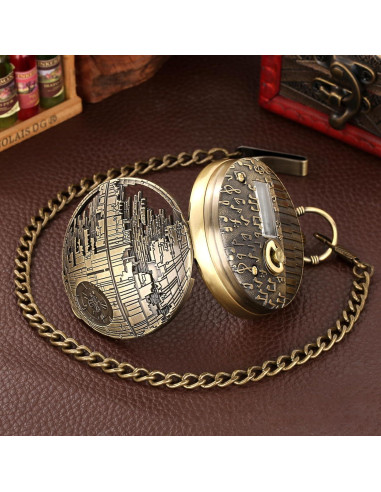 Reloj de bolsillo FUNGORGT D-Bronce 6.4x7 cm musical