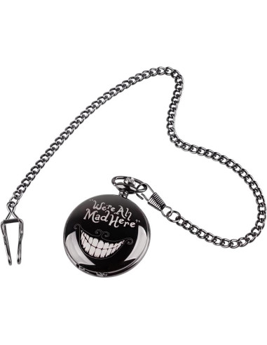 Reloj de bolsillo Alwesam con cadena de 38 cm y números romanos