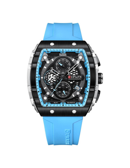 Reloj Cronógrafo PASOY para Hombre Correa Caucho Negra Reloj Cronógrafo PASOY para Hombre Correa Caucho Negra