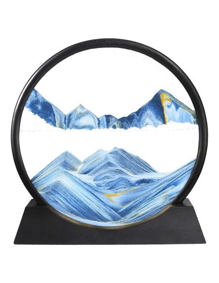 Arte de Arena Movediza BGFJYUK 30 cm Redondo Azul Arte de Arena Movediza BGFJYUK 30 cm Redondo Azul