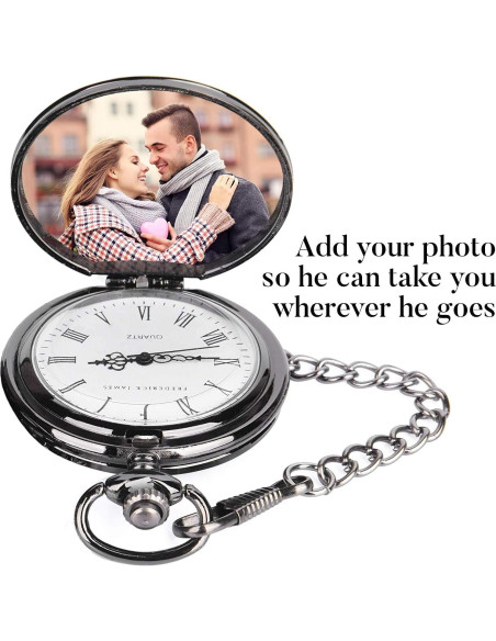 Reloj de Bolsillo FREDERICK JAMES Grabado para Esposo Reloj de Bolsillo FREDERICK JAMES Grabado para Esposo