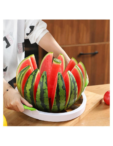 Cortador de Sandía Extra Grande Mannice 28 cm Acero Inoxidable