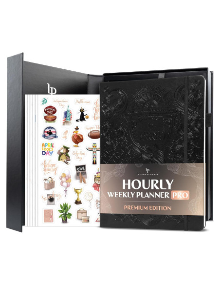 Planificador Legend Planner PRO A4 No Fechado Negro Planificador Legend Planner PRO A4 No Fechado Negro