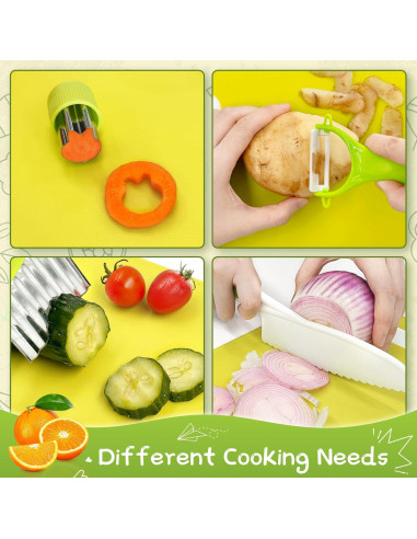 Juego de cuchillos Montessori Chanking 17 piezas para niños