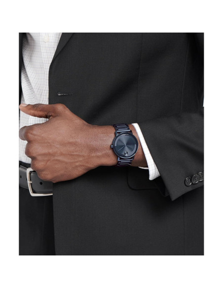 Reloj de Hombre Movado Bold 40mm - Cuarzo Suizo, Acero Reloj de Hombre Movado Bold 40mm - Cuarzo Suizo, Acero