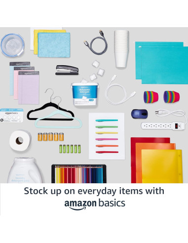 Estante de Almacenamiento Amazon Basics 5 Estantes Negro 158,76 kg