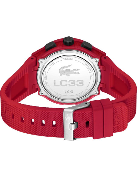 Reloj Lacoste LC33 Analógico y Digital Hombre 45mm Rojo Reloj Lacoste LC33 Analógico y Digital Hombre 45mm Rojo
