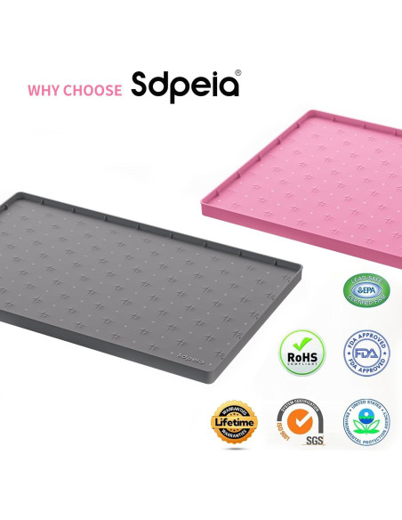 Mat de Lavabo Sdpeia 71x48 cm Silicona Impermeable Mat de Lavabo Sdpeia 71x48 cm Silicona Impermeable