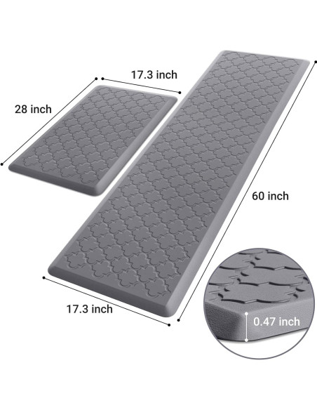 Alfombra de Cocina SoftDuo 2 PCS Antifatiga Impermeable Alfombra de Cocina SoftDuo 2 PCS Antifatiga Impermeable