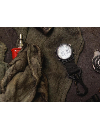 Reloj Digital Dakota Backpacker Clip Resistente al Agua