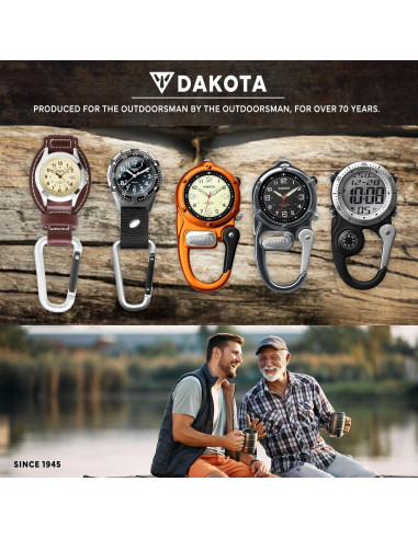 Reloj Digital Dakota Backpacker Clip Resistente al Agua