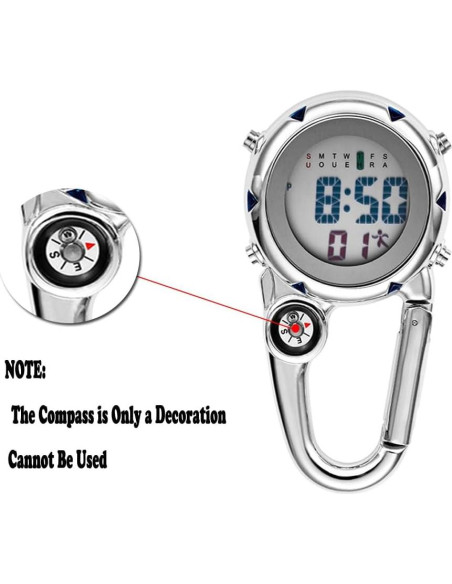 Reloj Digital ZOVEDAIUG Clip Impermeable para Deportes Reloj Digital ZOVEDAIUG Clip Impermeable para Deportes