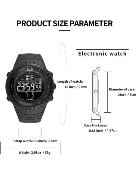 Reloj Militar Táctico KXAITO 6256 Resistente al Agua Reloj Militar Táctico KXAITO 6256 Resistente al Agua
