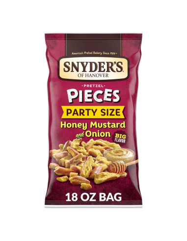 Pretzels Snyder's Mostaza Dulce y Cebolla 510 g Fiesta