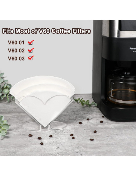 Soporte para Filtros de Café V60 Kamehame Acrílico Transparente Soporte para Filtros de Café V60 Kamehame Acrílico Transparente