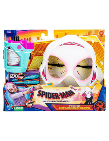 Máscara y Blaster Spider-Gwen Marvel para Niños 5+