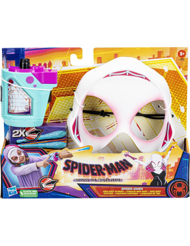 Máscara y Blaster Spider-Gwen Marvel para Niños 5+