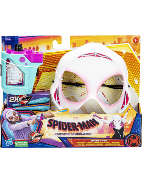 Máscara y Blaster Spider-Gwen Marvel para Niños 5+ Máscara y Blaster Spider-Gwen Marvel para Niños 5+