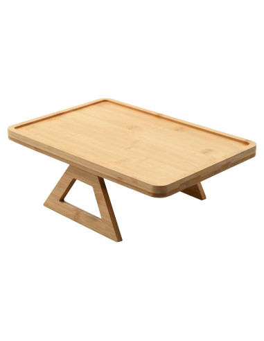 Mesa de bandeja para brazo de sofá BYZCYSG Madera Rústica