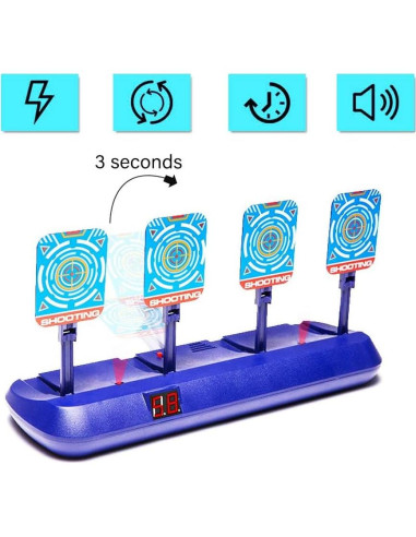 Diana Electrónica Fibevon con 4 Objetivos para Nerf