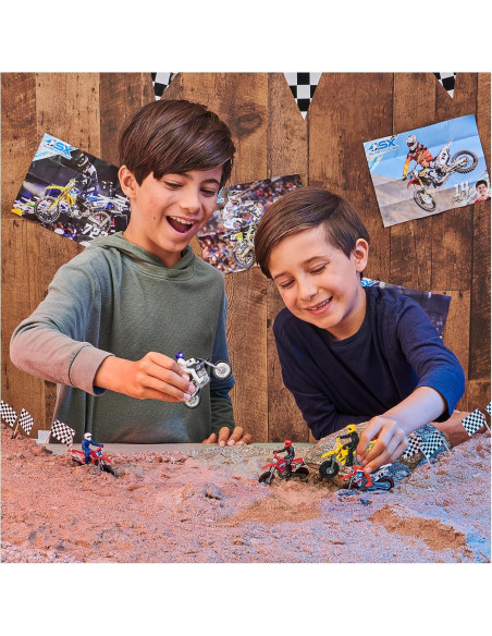 Paquete 5 Motocicletas Metal 1:24 Spin Master Supercross Paquete 5 Motocicletas Metal 1:24 Spin Master Supercross