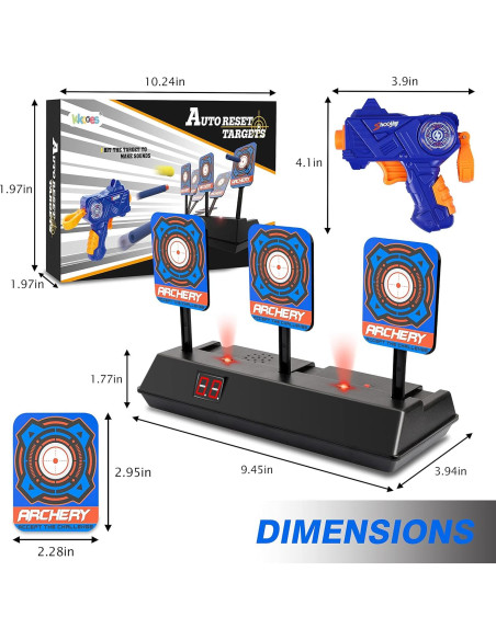 Objetivo Digital KKONES con Reinicio Automático para Nerf Objetivo Digital KKONES con Reinicio Automático para Nerf