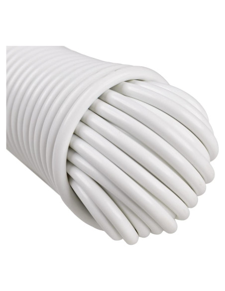 Cuerda de Ropa Plástica West Coast Paracord 15.24 m 5.56 mm Blanca Cuerda de Ropa Plástica West Coast Paracord 15.24 m 5.56 mm Blanca