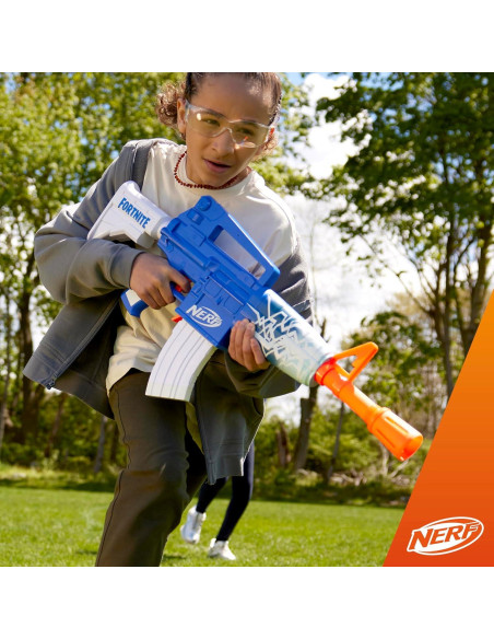 Bláster Nerf Fortnite Blue Shock 10 Dardos Elite