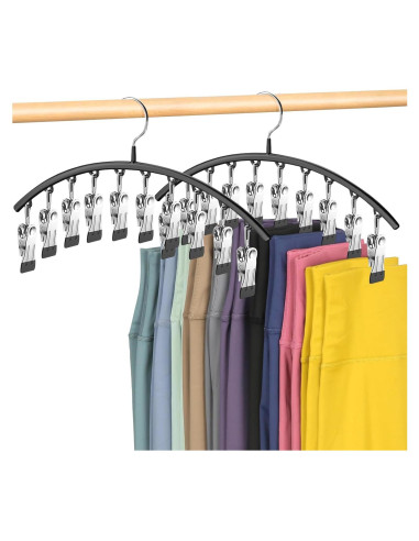 Organizador de Closet Kalimdor con 10 Clips para Pantalones