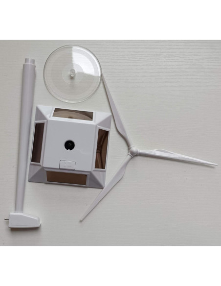 Molino de Viento Solar DIY Yiluren para Decoración y Ciencia Molino de Viento Solar DIY Yiluren para Decoración y Ciencia