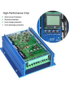 Controlador Híbrido PIKASOLA 1400W Solar y Eólico 12/24V 2