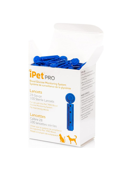 Sistema Monitoreo Glucosa UltiCare iPet PRO 100 Lancetas Sistema Monitoreo Glucosa UltiCare iPet PRO 100 Lancetas